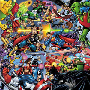 The DC-Marvel Superheroes Have Arrived!